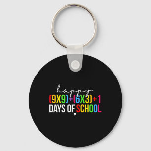 Math Formula 100 Days Of School Funny Math Teacher Keychain