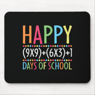 Math Formula 100 Days Of School Funny Math Teacher Mouse Pad