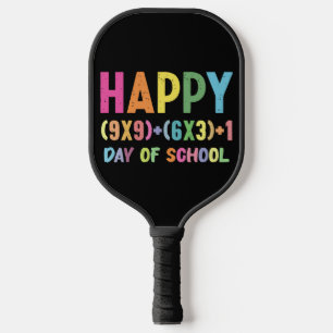 Math Formula 100 Days Of School Funny Math Teacher Pickleball Paddle