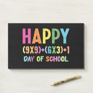 Math Formula 100 Days Of School Funny Math Teacher Post-it Notes