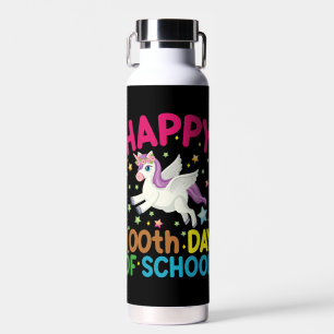 Math Formula 100 Days Of School Funny Math Teacher Water Bottle