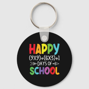 Math Formula 100 Days Of School Gifts Math Teacher Keychain