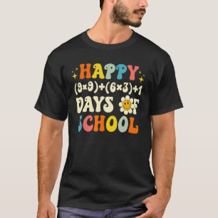 Math Formula 100 Days Of School Math Teacher 100th T-Shirt
