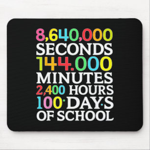 Math Formula 100 Days Of School Math Teacher Kids Mouse Pad