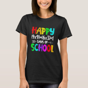 Math Formula 100 Days Of School Shirt Math Teacher