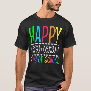 Math Formula 100 Days Of School Shirt Math Teacher