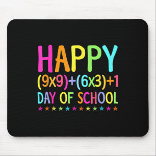 Math Formula 100 Days Of School Teacher Boy Girl Mouse Pad