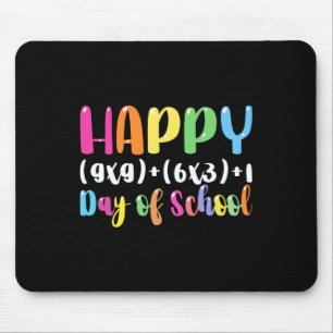 Math Formula 100 Days Of School Teacher Boy Girl Mouse Pad