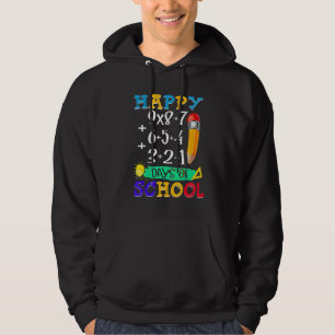 Math Formula 100 Days Of School Teacher Students Hoodie