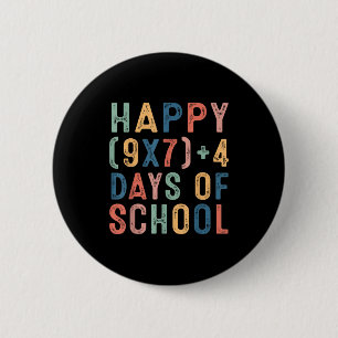Math Formula 67 Days Of School Funny Math Teacher  2 Inch Round Button