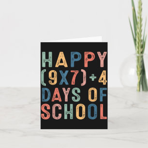 Math Formula 67 Days Of School Funny Math Teacher  Card