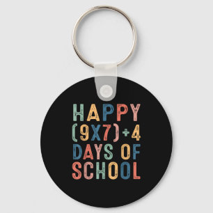 Math Formula 67 Days Of School Funny Math Teacher  Keychain