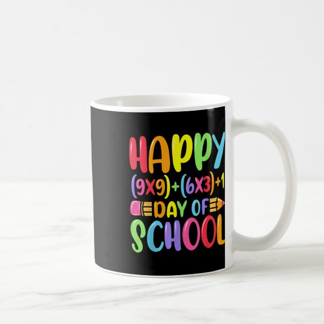 Math Formula Happy 100 Days Of School Teacher Math Coffee Mug (Right)