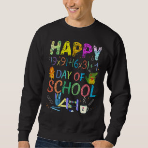Math Formula Happy 100 Days Of Virual School Cool Sweatshirt