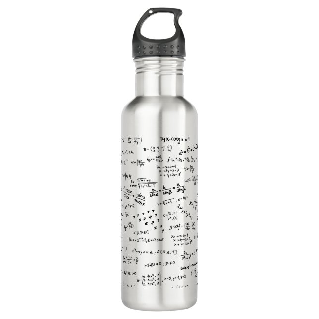 Math Formulas And Numbers 710 Ml Water Bottle (Front)