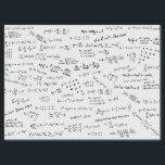 Math Formulas And Numbers Tissue Paper<br><div class="desc">Math Formulas And Numbers. Let everyone know how much you love math or a great gift for the scientifically and mathematically conscious.</div>