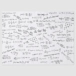 Math Formulas And Numbers Tissue Paper<br><div class="desc">Math Formulas And Numbers. Let everyone know how much you love math or a great gift for the scientifically and mathematically conscious.</div>