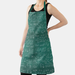 Math Formulas Geek Science Apron