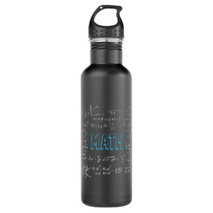 Math formulas mathematics 710 ml water bottle