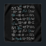 Math formulas mathematics physics student teacher  bandana<br><div class="desc">I love math. A must have for every student,  math student and math teacher,  physicist,  physics student,  physics teacher,  physics lover and math lovers. Good for the young and old.</div>