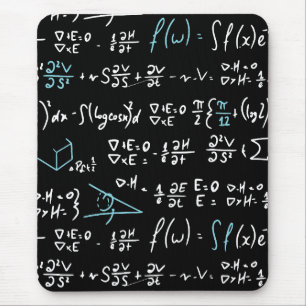 Math formulas mathematics physics student teacher  mouse pad