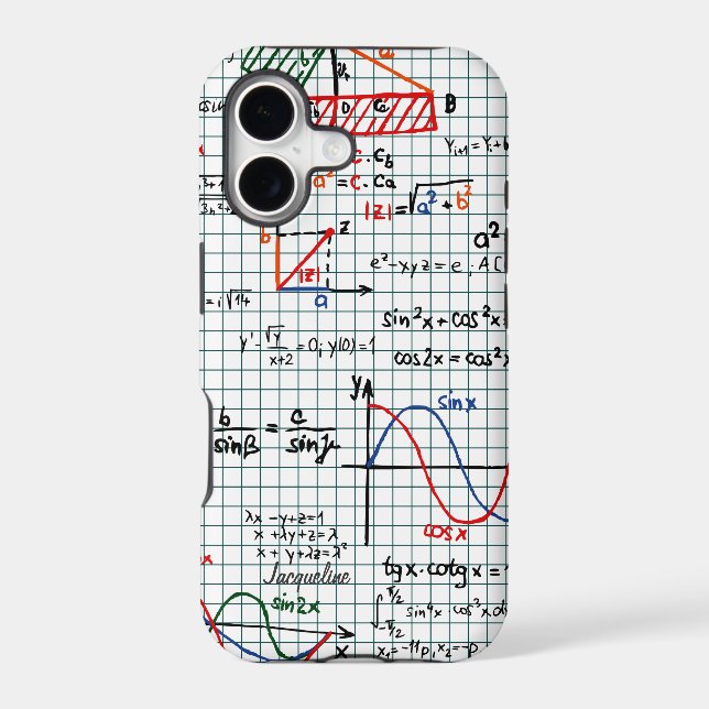 Math Formulas Numbers iPhone 5 Case (Back)