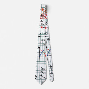 Math Formulas Numbers Tie
