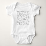 Math Geek, Mathematics Problem Solving Pattern Baby Bodysuit<br><div class="desc">The perfect Cute Math Geek, Mathematics Problem Solving Pattern, a pattern gift idea for all men, women & kids who loves Math Equation Seamless fabric! Makes an ideal gift for your mom, dad, sister, brother, aunt, uncle, grandma or grandpa & for your love ones for their Wedding Anniversaries, Birthdays, Summer,...</div>