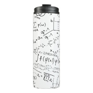 Math Geek, Mathematics Problem Solving Pattern Thermal Tumbler