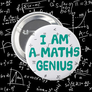 Math génie pin badge de l'école sujet
