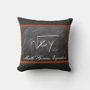 Math Genius Equation Throw Pillow