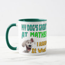 Math Genius ,Fun, Humorous Dad Joke Cartoon Meme