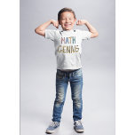 Math genius mathematics champion school T-Shirt<br><div class="desc">Only for math geniuses. This is great for those who excel in mathematics and have achieved a great grade in their math work. Are you worthy of this, or do you know any one who deserves this prize. Great for schools and other education institutions to use as a reward to...</div>