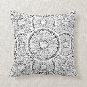 Math Genius Steampunk Multiplication Table Throw Pillow