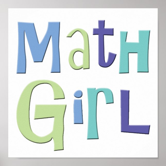 Math Girl Poster (Front)