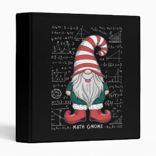 Math Gnome Family Matching Group Christmas Party Binder