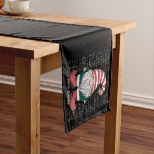 Math Gnome Family Matching Group Christmas Party  Short Table Runner