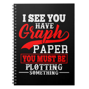 Math Graph Paper Pun Notebook