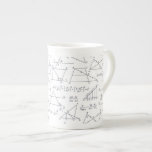 Math Hand Written Calculations Illustrations Bone China Mug<br><div class="desc">Math calculations and equations with graphs illustrations to wow a math nerd or teacher. Perfect gift for any mathematics lover,  accountant,  or physicist</div>