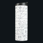 Math Hand Written Calculations Illustrations Thermal Tumbler<br><div class="desc">Math calculations and equations with graphs illustrations to wow a math nerd or teacher. Perfect gift for any mathematics lover,  accountant,  or physicist</div>