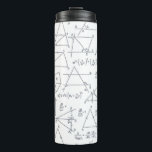 Math Hand Written Calculations Illustrations Thermal Tumbler<br><div class="desc">Math calculations and equations with graphs illustrations to wow a math nerd or teacher. Perfect gift for any mathematics lover,  accountant,  or physicist</div>