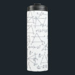 Math Hand Written Calculations Illustrations Thermal Tumbler<br><div class="desc">Math calculations and equations with graphs illustrations to wow a math nerd or teacher. Perfect gift for any mathematics lover,  accountant,  or physicist</div>