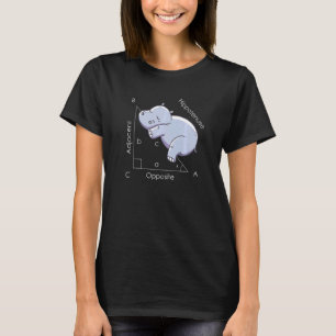 Math Hippopotamus Hippotenuse T-Shirt