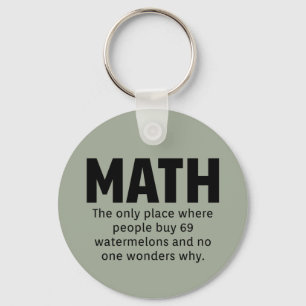 Math Humour Keychain