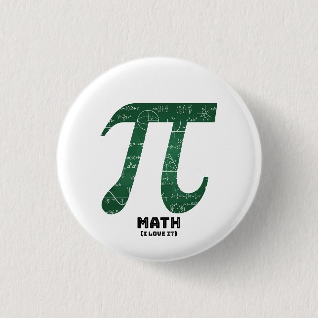 Math I Love It - Science Quotes 1 Inch Round Button (Front)