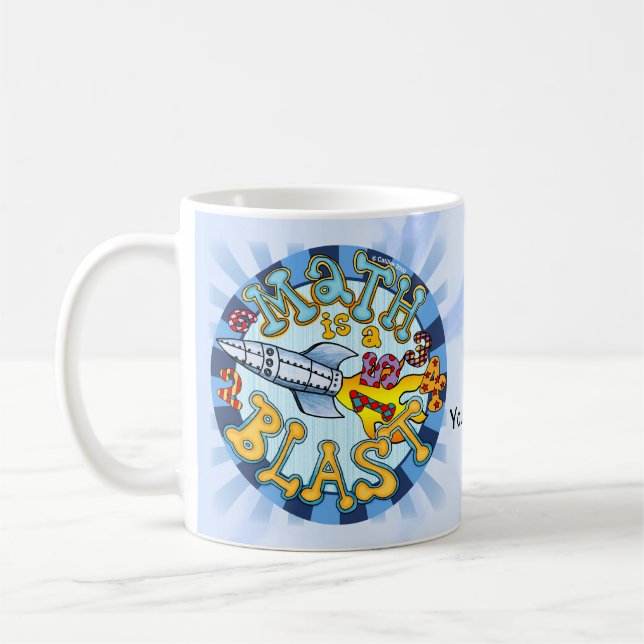 Math is A Blast mug (Gauche)