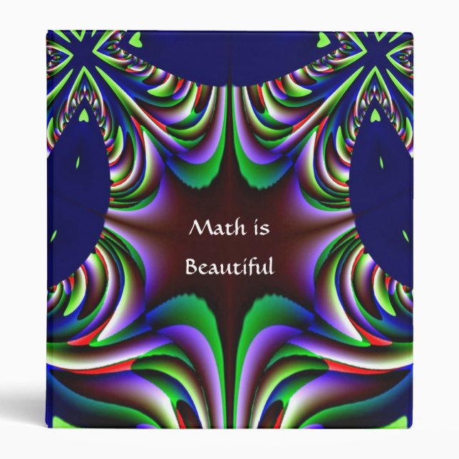 Math is Beautiful Fractal Binder (Front)