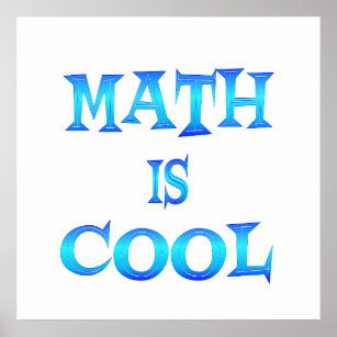 Math is Cool Poster