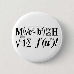 Math is Fun! 2 Inch Round Button