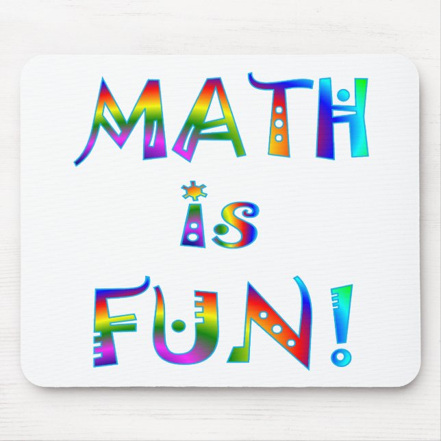 Math is Fun Mouse Pad (Front)